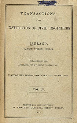 Transactions of the Institution of Civil Engineers of Ireland