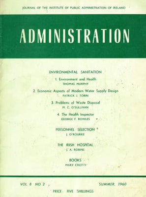 Administration: Journal of the Institute of Public Administration of Ireland
