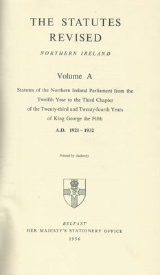 The Statutes Revised