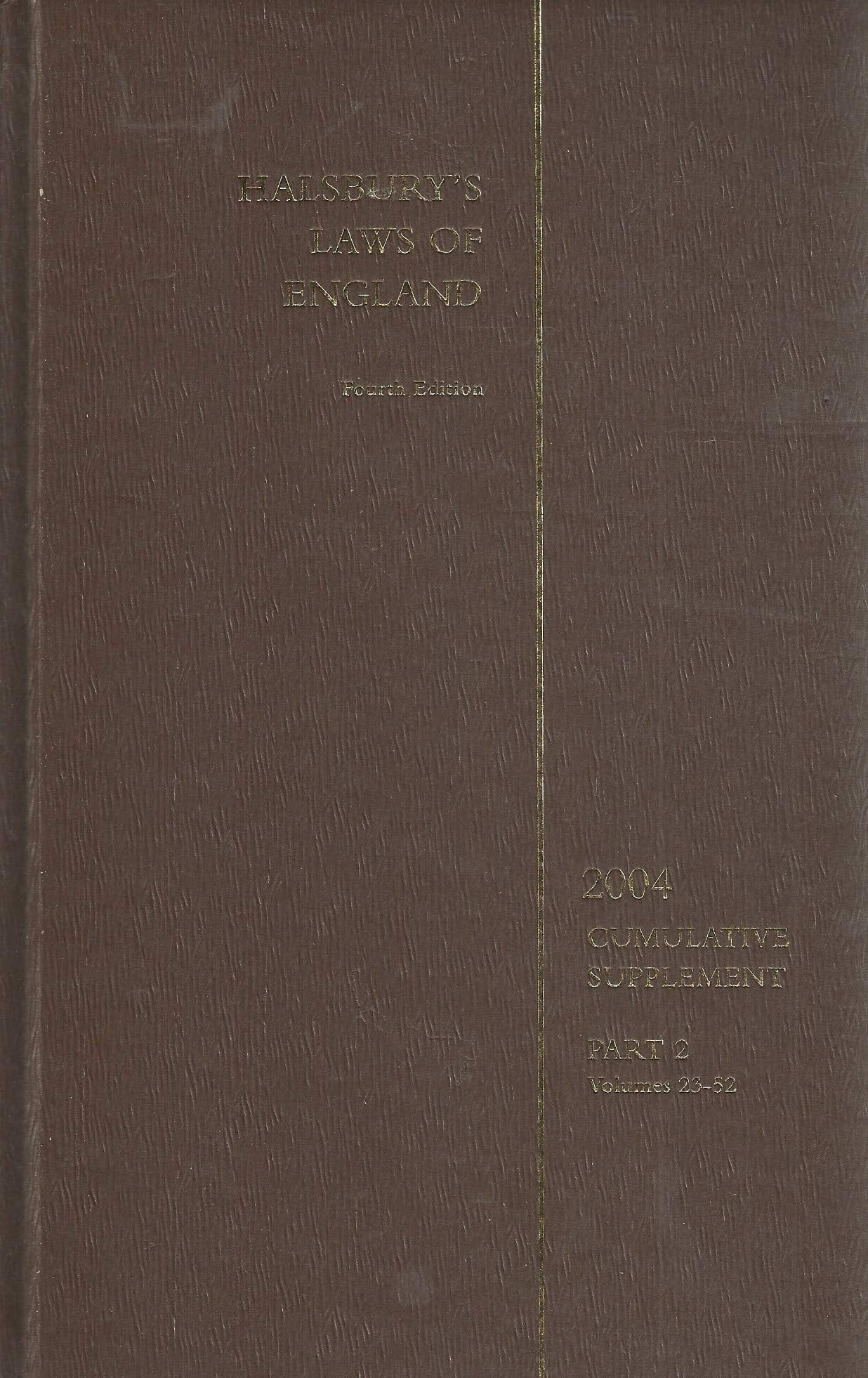 Halsbury's Laws of England