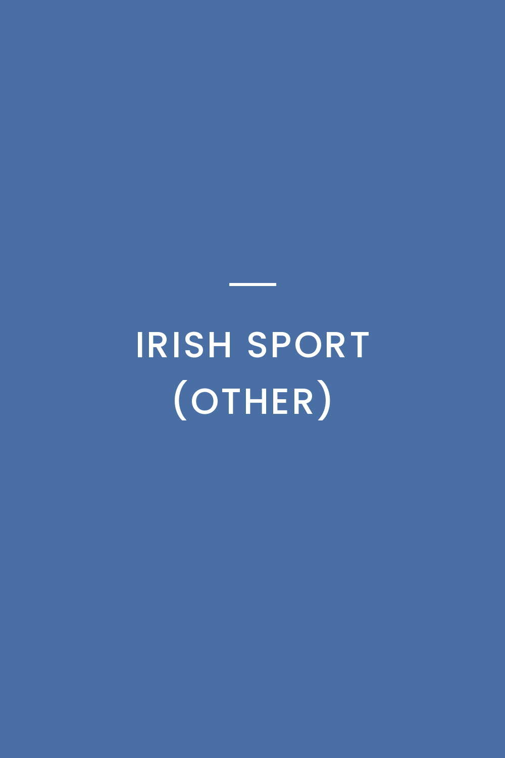 Irish Sport (Other)