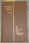 Halsbury's Laws of England: volume 6