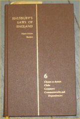 Halsbury's Laws of England: volume 6