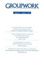 Load image into Gallery viewer, Groupwork: An Interdisciplinary Journal for Working with Groups, Volume 23, Number 1, 2013