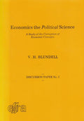 Economics, the Political Science: A Study of the Corruption of Economic Concepts