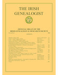 The Irish Genealogist, Volume 16, No 2, 2023 - Official Organ of the Irish Genealogical Research Society