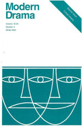 Modern Drama journal - Volume LXVII (Vol 47), Number 4, Winter 2004. Special issue: Critical Ireland