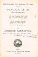 Communism the Enemy of God: Encyclical Letter (Divini Redemptoris) on Atheistic Communism