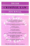 Irish Criminal Law Journal, Vol 4, No 1, August 1994