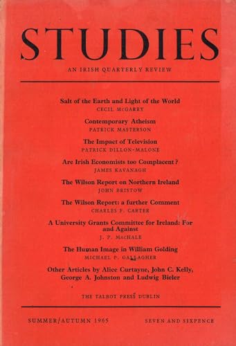Studies: An Irish Quarterly Review, Vol LIV (54), Nos 214-215, Summer/Autumn 1965