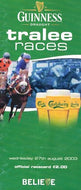 Tralee Races: Wednesday 27th August 2003 Official Racecard