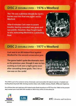 Cork GAA Hurling Champions, Disc 2: Double DVD - 1976 Final - Cork v Wexford; 1977 Final - Cork v Wexford