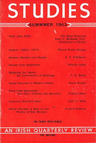 Studies: An Irish Quarterly Review, Vol LII (52), No 206, Summer 1963