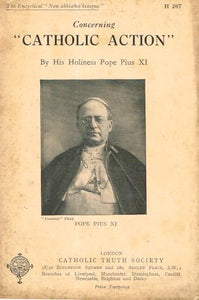 Concerning "Catholic Action": The Encyclical "Non abbiamo bisogno"