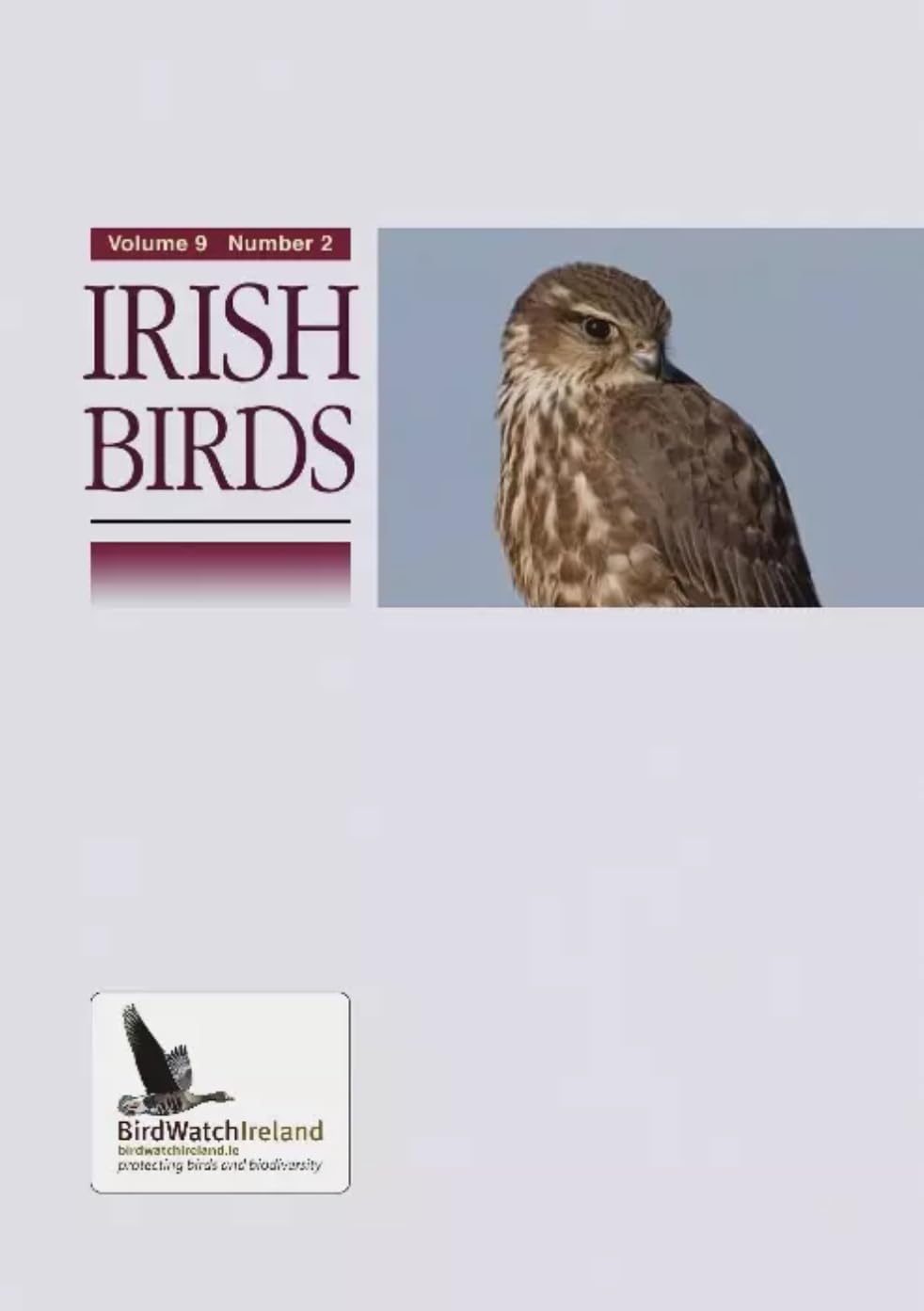 Irish Birds 2011 - Volume 9, Number 2