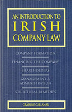 Load image into Gallery viewer, An Introduction to Irish Company Law