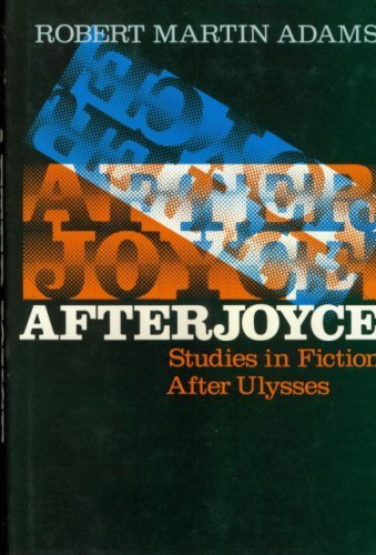 Afterjoyce: Studies in Fiction After 