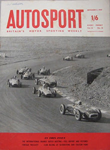 AUTOSPORT magazine 2/9/1960 Vol.21, No.10