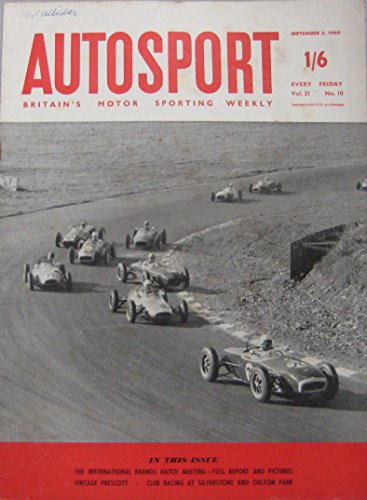 AUTOSPORT magazine 2/9/1960 Vol.21, No.10