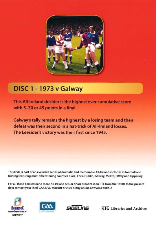 Cork GAA Football Champions Gaelic Athletic Association Disc 1, 1973 Final Cork v Galway