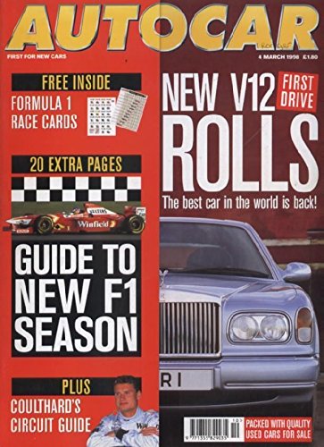 AUTOCAR MAGAZINE - 4 March 1998