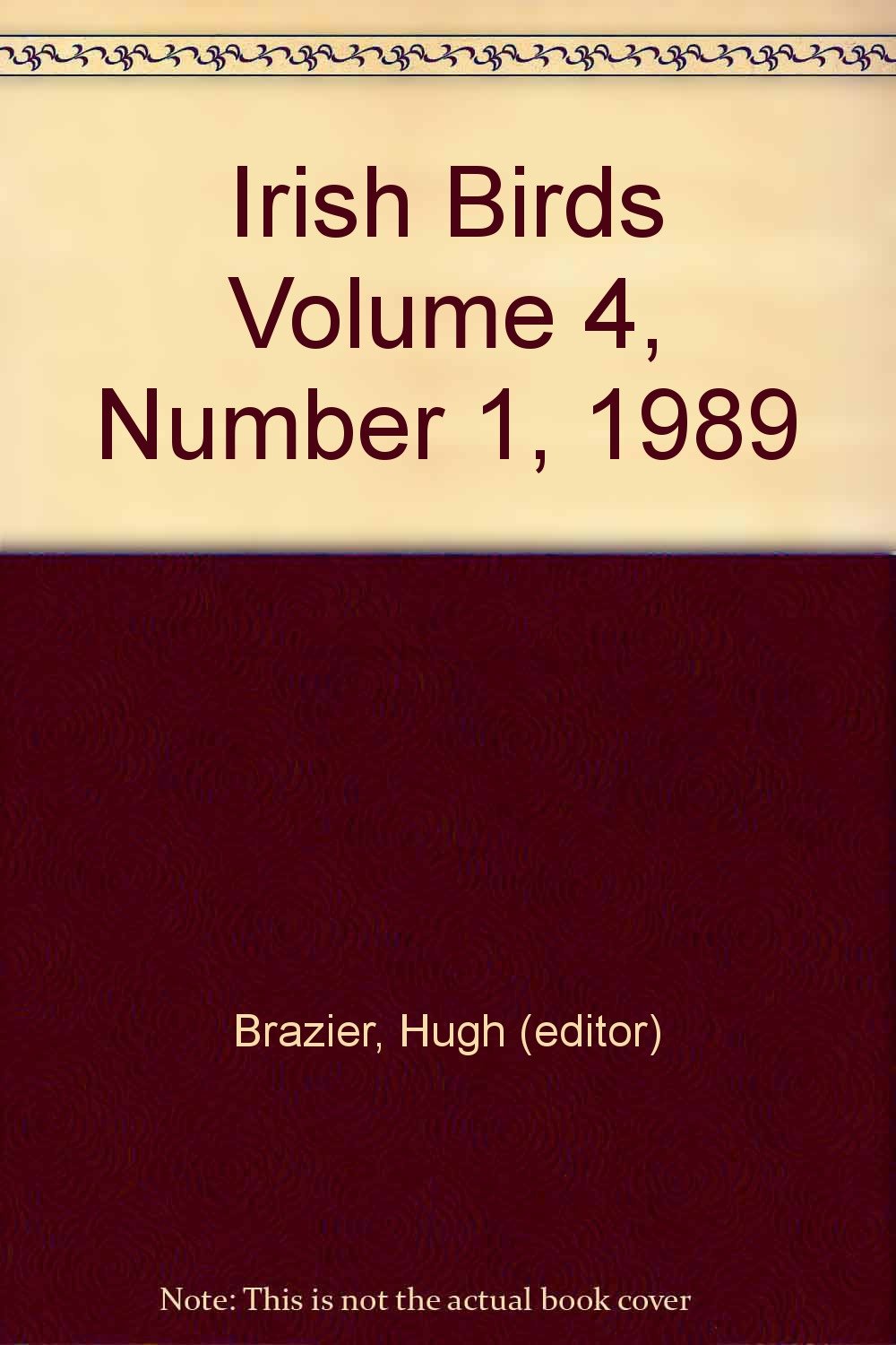 Irish Birds Volume 4, Number 1, 1989