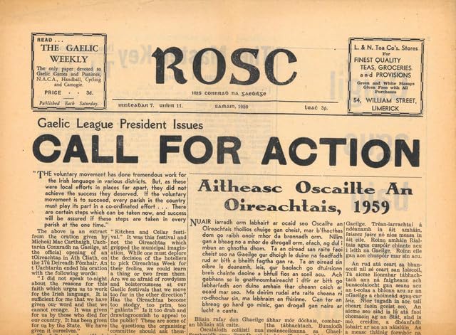 Rosc newspaper, Iml 7, Uimh 11, Samhain 1959 (Vol 7, no. 11, November 1959)