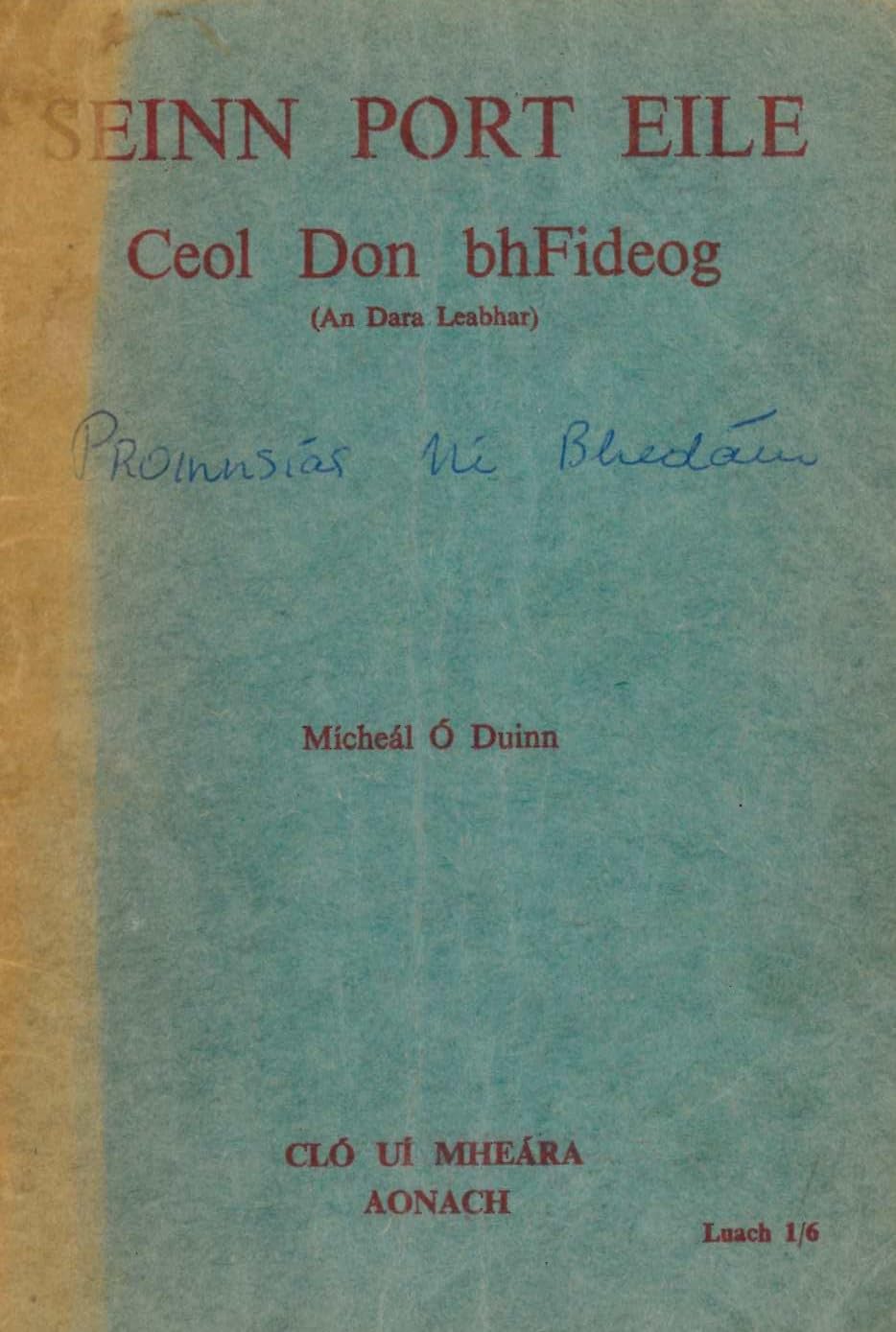 Seinn Port Eile: Ceol Don bhFideog (An Dara Leabhar)