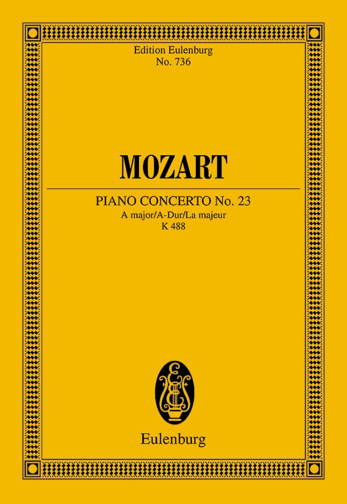 Concerto for Piano and Orchestra: A Major/A-dir/la Majeur K 488. Miniature Score
