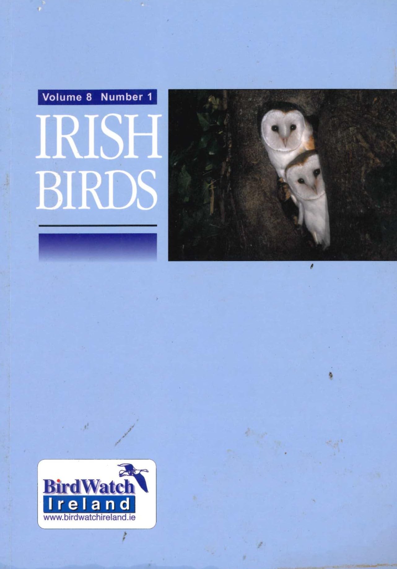 Irish Birds 2006 - Volume 8, Number 1