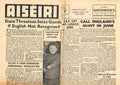 Aiséirí newspaper: Iml 8, Uimh 8, Bealtaine 1952 (Vol 8, Number 8, May 1952)
