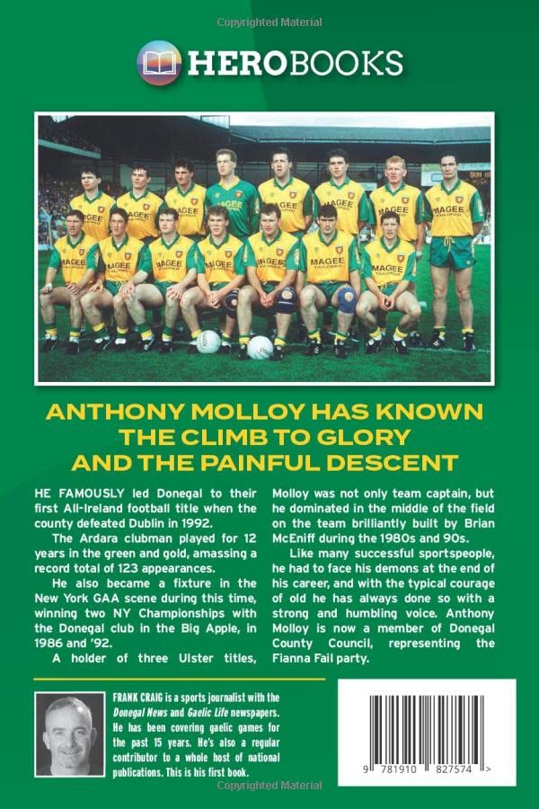 Anthony Molloy An Autobiography: A memoir on life, glory and demons