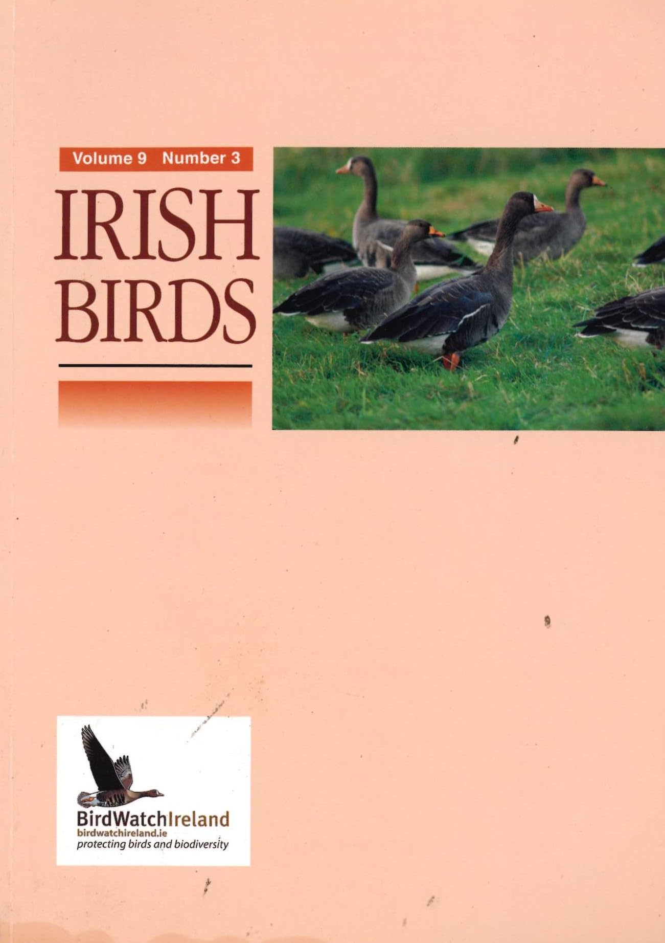 Irish Birds 2012 - Volume 9, Number 3