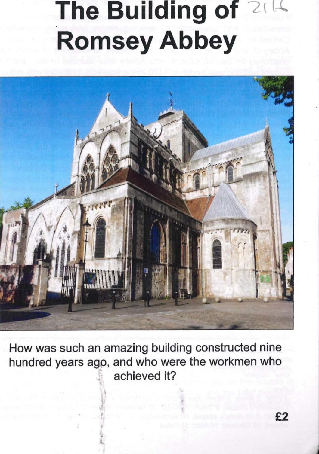 The Building of Romsey Abbey