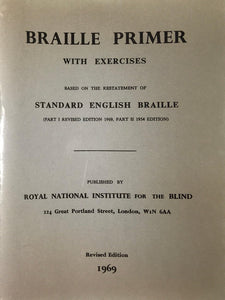 Braille Primer With Exercises