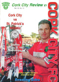 Cork City Review Vol 15 No 13: Cork City v St Patrick's Athletic, 23 January 1999 matchday programme — Turner's Cross; the FAI Cup on the cover and Dave Barry three weeks after winning the League Cup