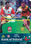 GAA Ulster Senior Football Championship final matchday programme 1998: Derry vs Donegal, St Tiernach's Park, Clones, 19 July 1998 — Derry's 1998 Ulster title