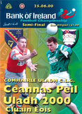GAA Ulster Senior Football Championship semi-final matchday programme 2000: Armagh vs Fermanagh, St Tiernach's Park, Clones, 25 June 2000 — Adrian Logan on the Ulster championship