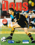 Aberdeen FC 'The Dons', Season 2000/01: Aberdeen v Motherwell, 25 November 2000 matchday programme — SPL; Ebbe Skovdahl, Jim Leighton, Andy Goram, Bank of Scotland SPL