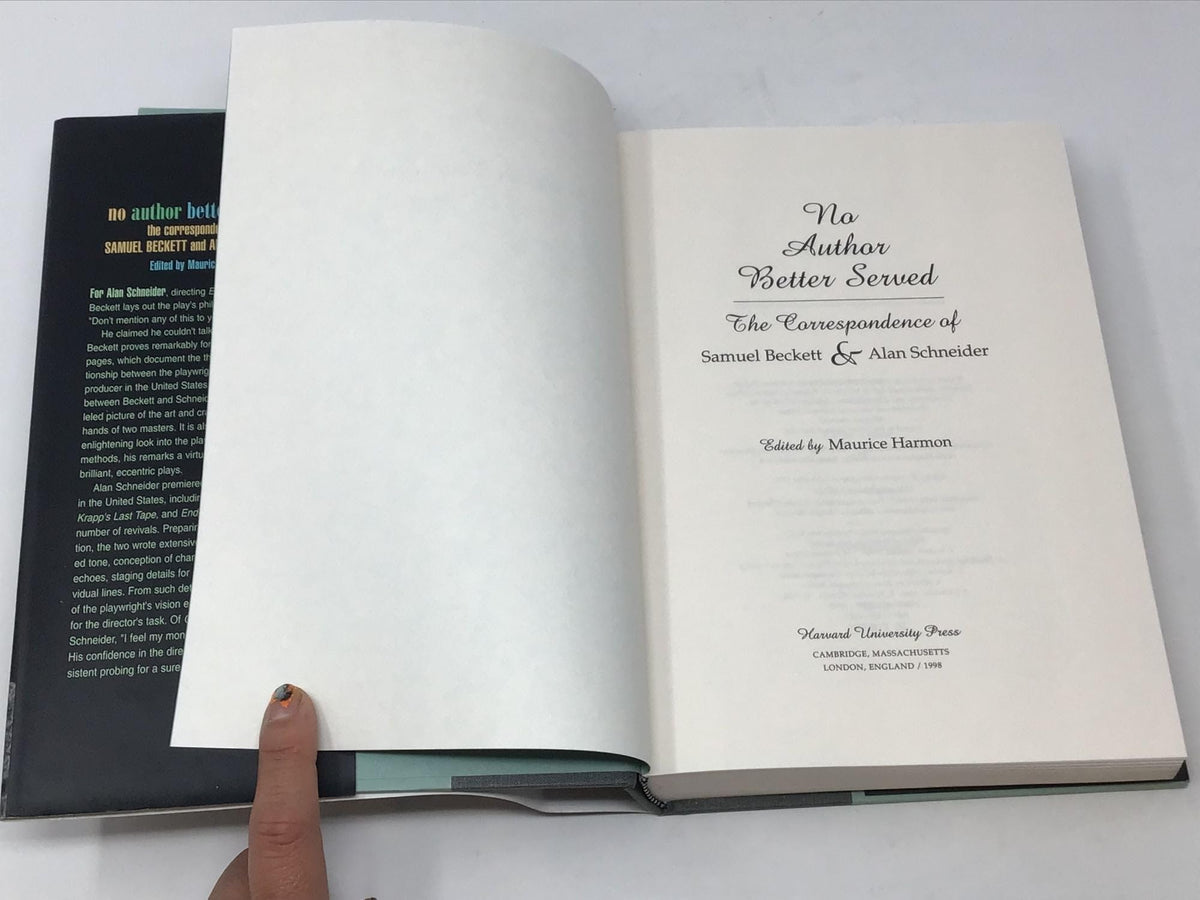 No Author Better Served – The Correspondence of Samuel Beckett & Alan Schneider
