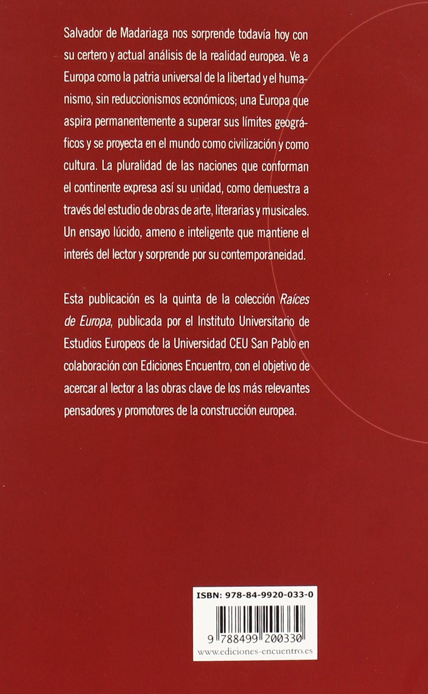 Bosquejo de Europa: Estudio Introductorio De José María Beneyto