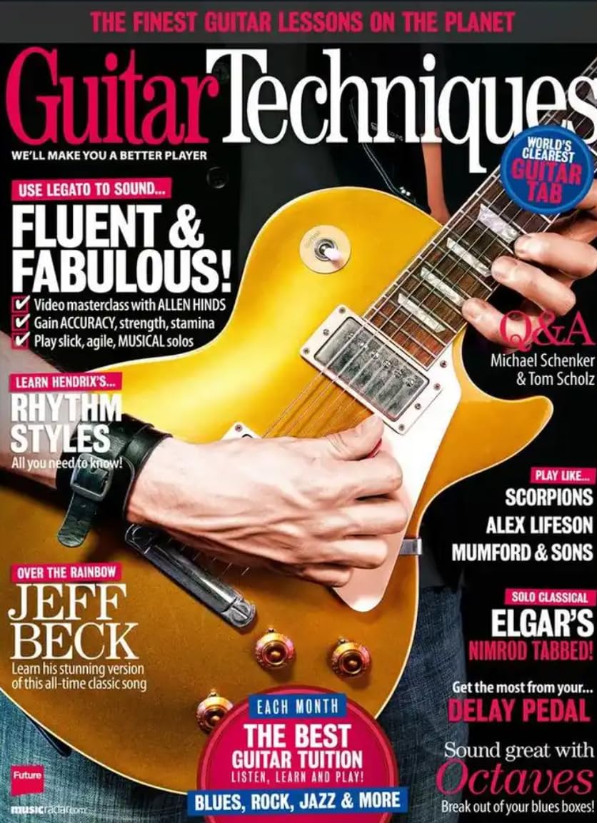 Guitar Techniques magazine 225, January 2014: Jeff Beck, Legato, Octaves, Scorpions