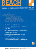 Reach: Journal of Special Needs Education in Ireland, Vol 30, No 1, January 2017 - Journal of the Irish Association of Teachers in Special Education