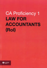Load image into Gallery viewer, CA Proficiency 1: Law for Accountants (RoI)