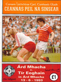 GAA Ulster Senior Football Championship matchday programme 1993: Armagh vs Tyrone, Athletic Grounds, Armagh, 13 June 1993