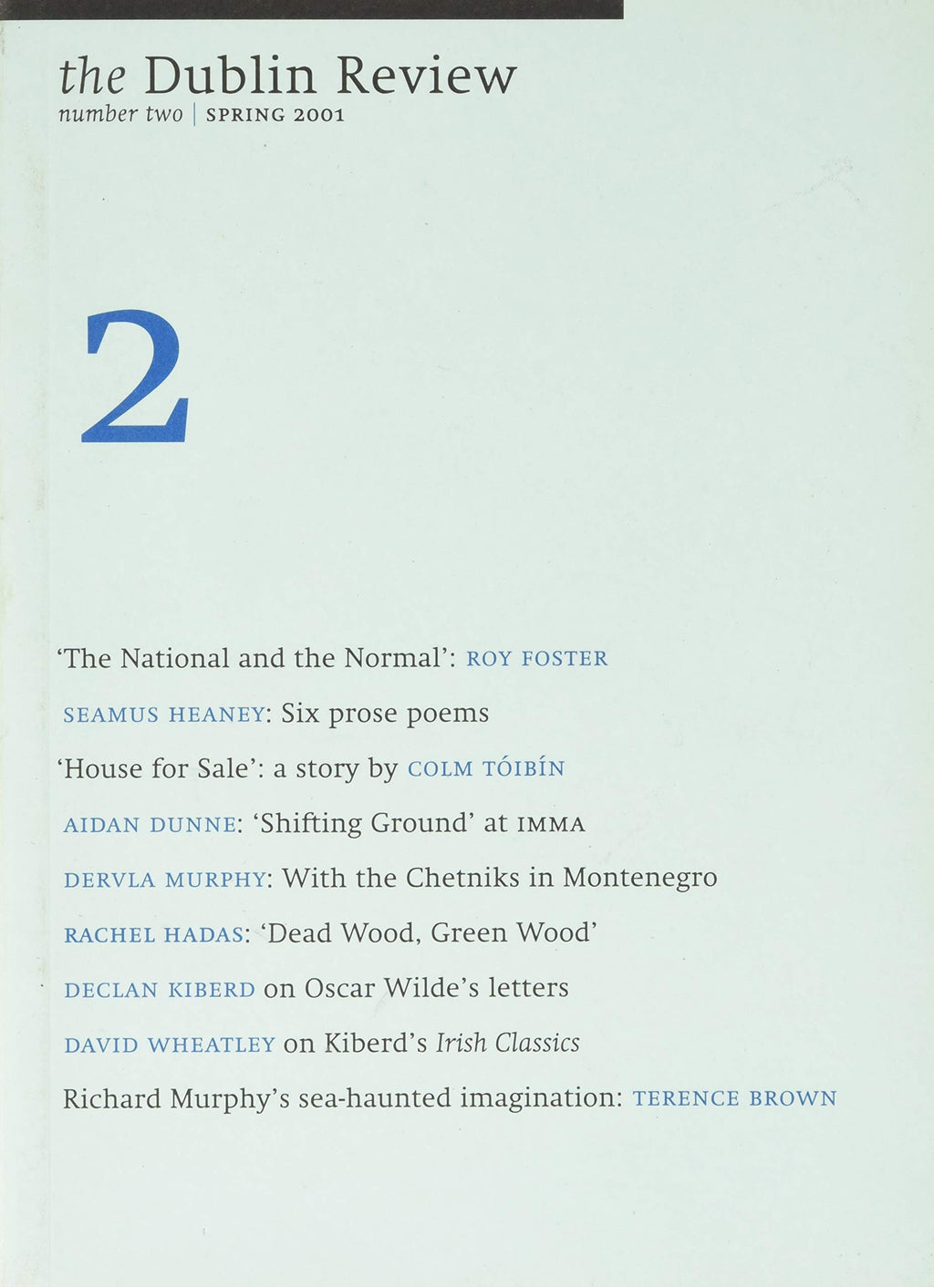 The "Dublin Review": 2