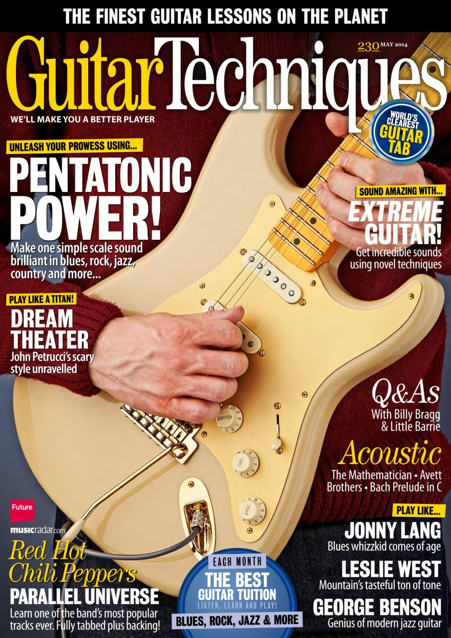 Guitar Techniques magazine 230, May 2014: Red Hot Chili Peppers Parallel Universe