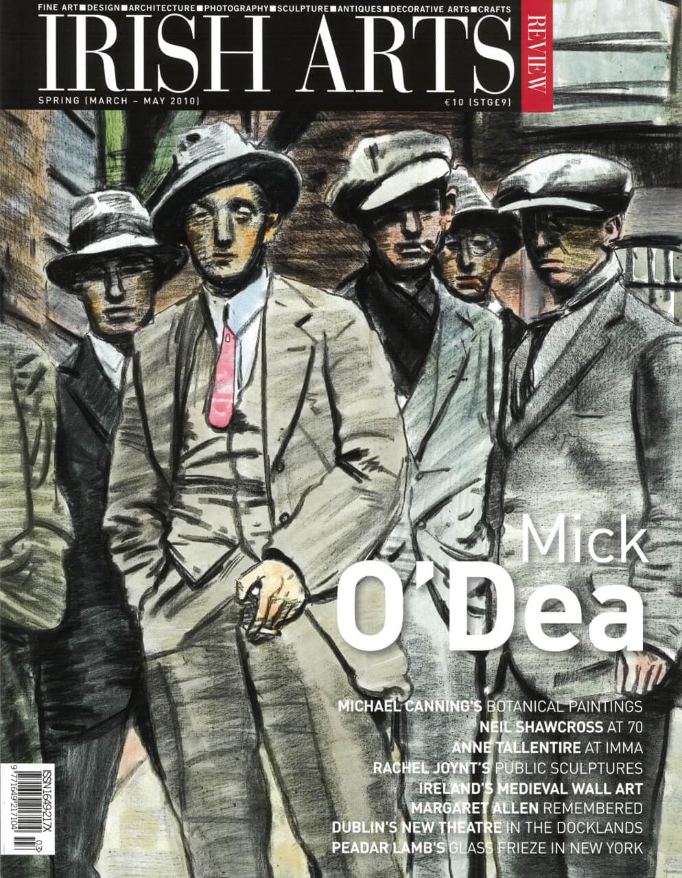 Irish Arts Review magazine, Spring 2010, Vol 27 No 1: Mick O'Dea's Black and Tans; Neil Shawcross, Rachel Joynt, Anne Tallentire, Grand Canal Theatre, Castle Ward, Mrs Delany