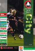 Cork City 'City Edition' Vol 25 Issue 3: Cork City v Derry City, 21 March 2008 matchday programme — eircom League of Ireland at Turner's Cross; the Beamish years, 2007 FAI Cup final merchandise inside