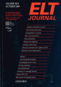ELT Journal, Volume 55/4, October 2001: An International Journal for Teachers of English to Speakers of Other Languages